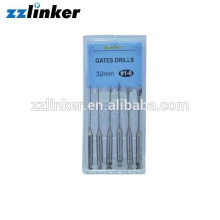 Endodontische Datei 6pcs / box 28mm 32mm Dental Gates Bohrer